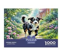 The Boston Terrier 1000 Pieces Animal Jigsaw Puzzles with Paper Art Creativity & Gift Giving Adult Educational Games 70x50cm/1000pcs