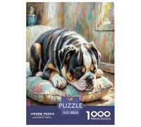 The Boston Terrier 1000 Pieces Animal Jigsaw Puzzles with Paper Art Creativity & Gift Giving for Adults And Kids Age 12 Years Up Educational Games 38x26cm/1000pcs