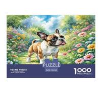 The Boston Terrier 1000 Pieces Animal Jigsaw Puzzles with Paper Art Creativity & Gift Giving for Adults And Kids Age 12 Years Up Stunning Puzzle 70x50cm/1000pcs