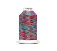 The Bouncing Comma Gütermann Bulky-Lock Multicolour Bulky Yarn No. 80 Red/Light Green 1000 m