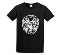 The Bouncing Souls-Broken-Heart-Logo Unisex 100% Cotton Short-Sleeve T-Shirts Black XL