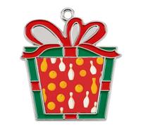 The Bowling Pins And Ball Christmas Tree Ornaments Decor Trapezoid