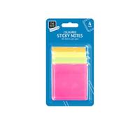 The Box Everyday 4 Coloured Sticky Note Pads