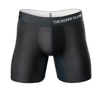 The Boxer Club London, Men's Bamboo Boxer Briefs, Premium Comfort & Eco-Friendly Men’s Boxers, Anti-Chafing Moisture Wicking Mens’s Underwear (M, Black)