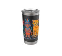 The Boy Who Became a Jaguar Amazonian Shapeshifter Myth Stainless Steel Insulated Tumbler
