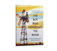 The Boy Who Harnessed The Wind Inspirational Movie Poster (4) Wall Art Poster Scroll Canvas Painting Picture Living Room Decor Home 20x30inch(50x75cm)
