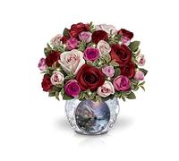 The Bradford Exchange 'Bringing Holiday Cheer' - Illuminated Tabletop Holiday Arrangement - Thomas Kinkade Artwork