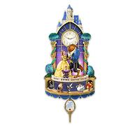 The Bradford Exchange Disney Beauty And The Beast 'Happily Ever After' Wall Clock