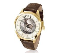 The Bradford Exchange Let Your Spirit Be Free’ Gold-Plated Watch