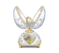The Bradford Exchange Messenger From Heaven Crystal Musical Egg