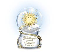 The Bradford Exchange 'My Granddaughter, You Are My Sunshine' Musical Glitter Globe - Granddaughter-inspired musical glitter globe features smiling sun, swirling glitter, loving message.