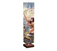 The Bradford Exchange Mystic Guardians' Floor Lamp Stands 5 feet Tall with Native American Artwork by Robin Koni from