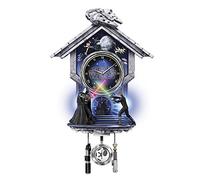 The Bradford Exchange Officially Licensed Star Wars™: Sith vs. Jedi Clock Fully-Sculpted Darth Vader And Luke Skywalker, Light-Up Clock And Lightsabers, With Star Wars Themed Music Exclusively From