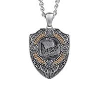 The Bradford Exchange Spirit of the Norse Warrior' Stainless Steel Men's Pendant