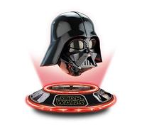 The Bradford Exchange Star Wars™ 'Power Of The Dark Side' Sculpture - Darth Vader Helmet Sculpture Floats And Rotates Above Detailed Hexagonal Base. Red LED Lights With Switch. Exclusive To