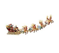 The Bradford Exchange - Thomas Kinkade 'Holidays In Motion' Tree Topper Decoration - Handcrafted & Painted