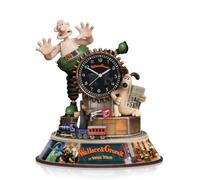 The Bradford Exchange Wallace and Gromit 30th Anniversary Clock, Limited Edition, Animated with Moving Train and Sound