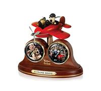 The Bradford Exchange Wallace & Gromit 'A Close Shave' 25th Anniversary Desk Clock