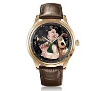 The Bradford Exchange Wallace & Gromit Gold-Plated Men’s Watch