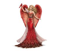 The Bradford Exchange 'Wings Of Peace' Angel & Cardinal Figurine