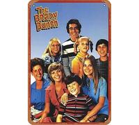 The Brady Bunch Retro Poster 12 x 8 Inches Vintage Metal Tin Sign for Home, Bathroom, Living Room Bedroom