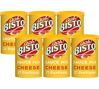 The Bramble Bay Bisto Sauce Cheese Granules | Quick and Easy to Make Deliciously Creamy Cheese Sauce Mix | Staple for Family Meals | Pack of 6 x 185g