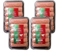 The Bramble Bay Extra Select Suet Logs Berry & Bugs 6 count each | Enticing Fruity Treat for Garden Birds | Pack of 4 | Total of 24 Suet Logs