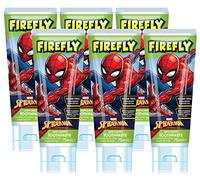 The Bramble Bay Firefly Spiderman Toothpaste | Anti-Cavity Toothpaste with Sugar Free Formulation | Pack of 6 x 75ml