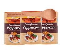 The Bramble Bay Goldenfry Peppercorn Sauce Granules 230g Perfect for Steak, Burgers and Grilled Meats Pack of 4