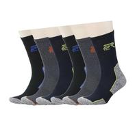 THE BRANDLY PREMIUM Men’s Work Socks - 6 Pack Over-the-Calf Mens Socks, Heavy Duty Workwear Socks, Cotton Socks for Mechanics and Engineers (UK, Numeric, 6, 8, Regular, Regular)