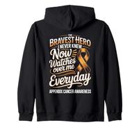 The Bravest Hero I Never Knew Watches Over Me Everyday Zip Hoodie