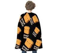 The Bread And Peanut Butter Cloak Cape Reversible Halloween | Cosplay Costume Renaissance Capes for Parties Unisex
