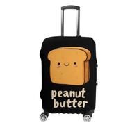 The Bread and Peanut Butter Luggage Case Cover Protective Suitcase Covers Anti Scratch Baggage Washable Fits 19-32 Inch S