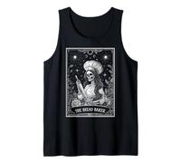 The Bread Baker Bread Baking Tarot Card Skeleton Witchy Tank Top