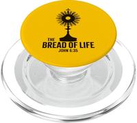 The Bread of Life John 6:35 Eucharist Adoration Monstrance PopSockets PopGrip for MagSafe