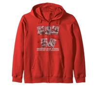 The Breakfast Club Athlete Brain Basketcase Princess Rebel Zip Hoodie