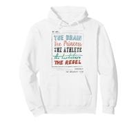 The Breakfast Club The Brain The Princess The Rebel Pullover Hoodie