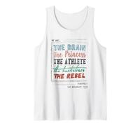 The Breakfast Club The Brain The Princess The Rebel Tank Top