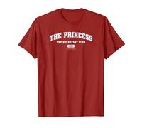 The Breakfast Club The Princess Collegiate T-Shirt, Men, Cranberry Red, Medium