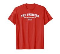 The Breakfast Club The Princess Collegiate T-Shirt, Men, Red, 3X-Large