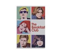 THE BREAKFAST Film CLUB Teen Coming-Of-Age Comedy-Drama Retro Movie Poster Wall Art Canvas Aesthetic Cover Poster Vintage Music And Movies Decorative Painting for Living Room Bed Room 08x12inch(20x30c