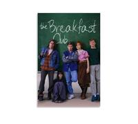 THE BREAKFAST Film CLUB Teen Coming-Of-Age Comedy-Drama Retro Movie Poster Wall Art Canvas Aesthetic Cover Poster Vintage Music And Movies Decorative Painting for Living Room Bed Room 24x36inch(60x90c