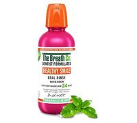 The Breath Co. Healthy Smile Mouthwash, Dentist Formulated Oral Rinse for 24 Hours of Cavity Protection with Sodium Fluoride, Strengthens Enamel, Alcohol Free, Non-Burning, 500ml