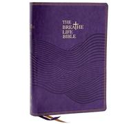 The Breathe Life Holy Bible: Faith in Action (NKJV, Purple Leathersoft, Thumb Indexed, Red Letter, Comfort Print)