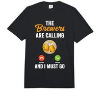 The Brewers are Calling and I Must Go Beer Brew Home Brewer Comfort Colors Adult Heavyweight T-Shirt