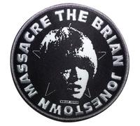 The Brian Jonestown Massacre Circle Face Black Woven Patch One Size