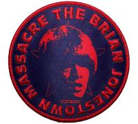 The Brian Jonestown Massacre Circle Face Navy Blue Woven Patch One Size
