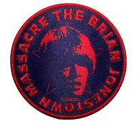 The Brian Jonestown Massacre Circle Face Navy Blue Woven Patch One Size
