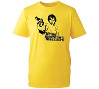 The Brian Rock Jonestown Band Massacre T-Shirt, Funny Famous Retro Music Group Concert Fan Shirt, Gift Unisex Tee Top (Yellow, XL Years)