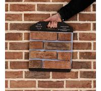 The Brick Tile Company Brick Slip Sample Panel - Red - Blend 20